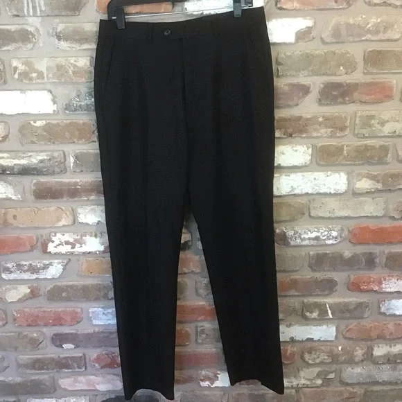 APT. 9 Men’s Black Mono Stripe 2 Button Blazer Pants Suit 40 S 32X32